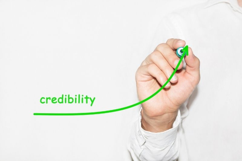 image describing the credibility of a website