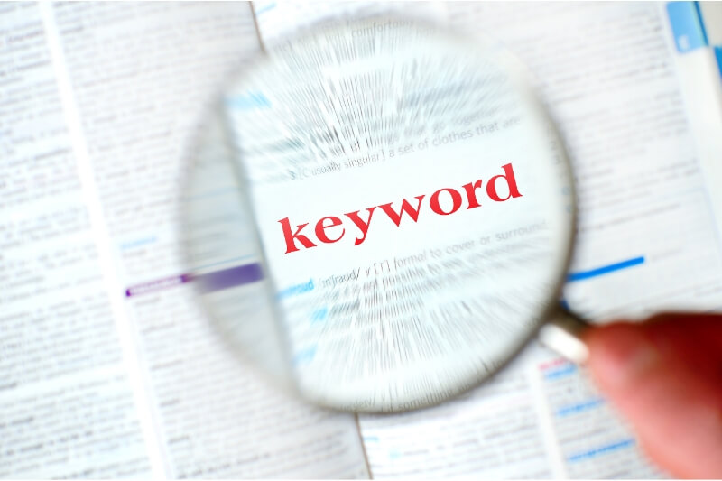 An image of SEO keyword cannibalization.