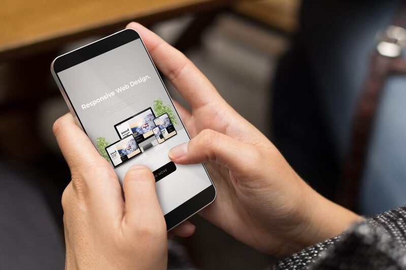 an image of a responsive web design example.