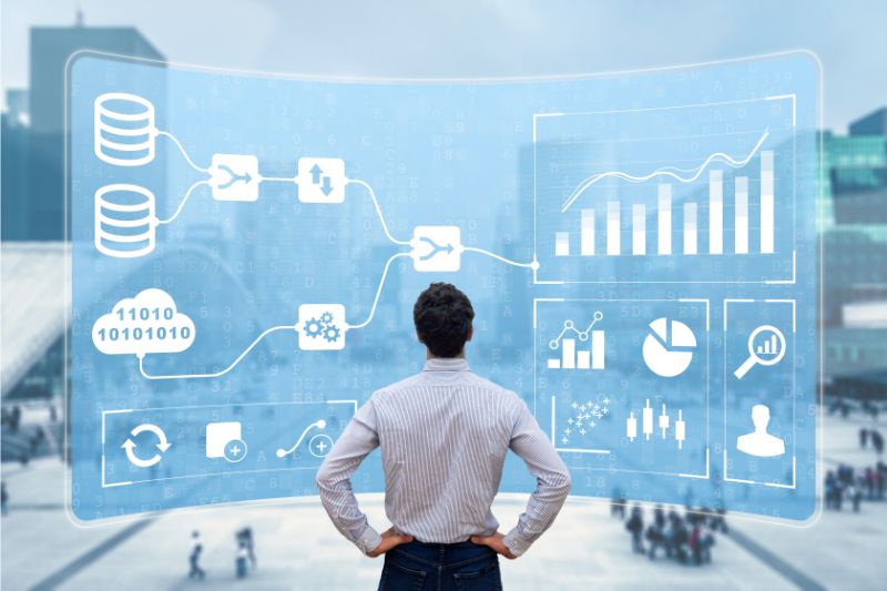 An image of a graphic representing key metrics.