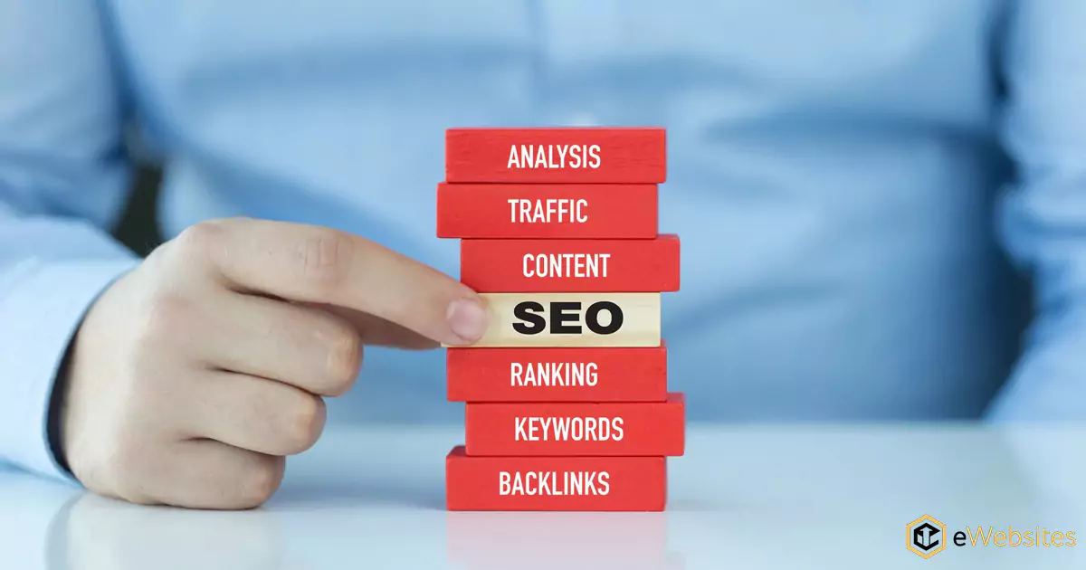 Illustration of an SEO agency team working on strategies