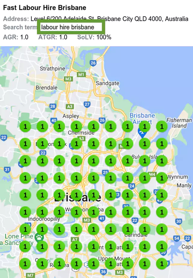 local seo company in brisbane results