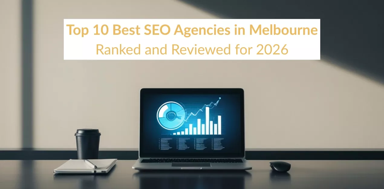 Digital marketing analytics dashboard representing SEO performance and agency comparison in Melbourne
